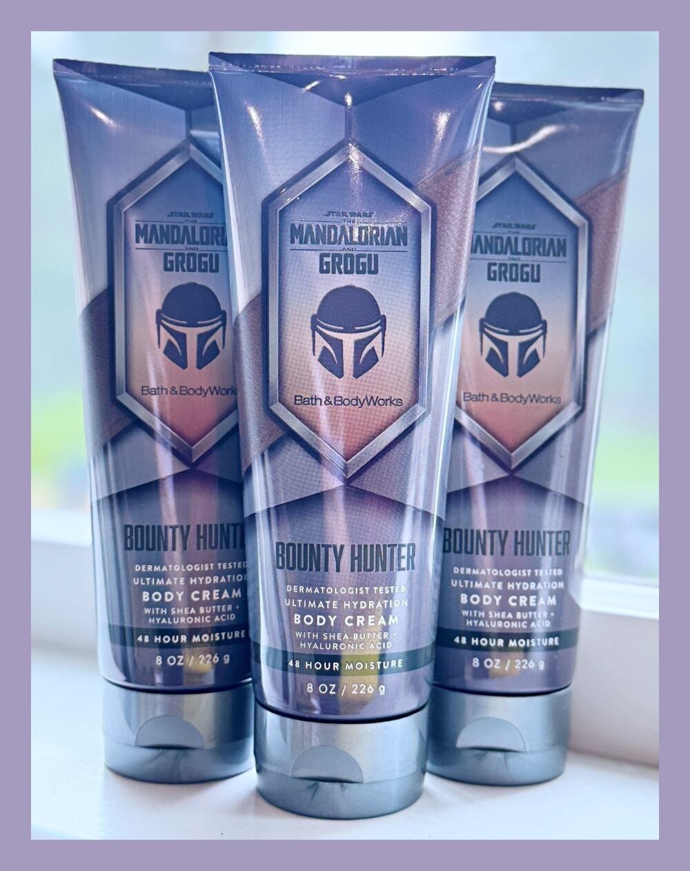 Bath & Body Works Mandalorian Grogu Bounty Hunter Star Wars Men's Body Cream x3